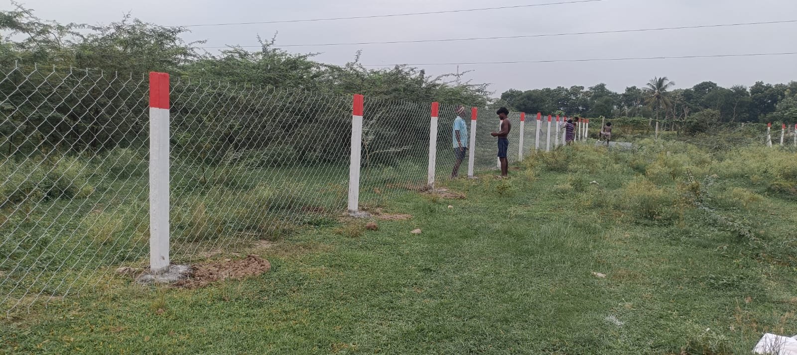 White post farm fencing, Chennai