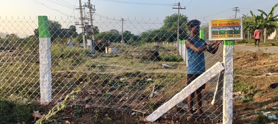 Chain link fence by fencing contractors in Chennai