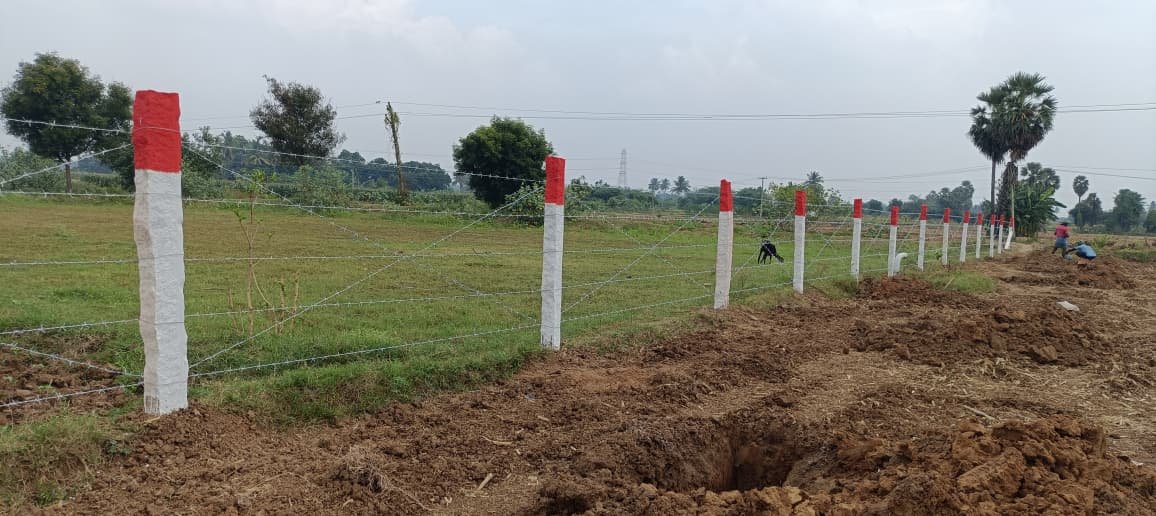 Open land fencing, Chennai